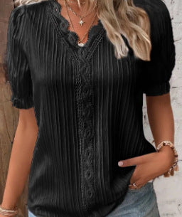 Gabriela | Camisa de manga corta con aberturas