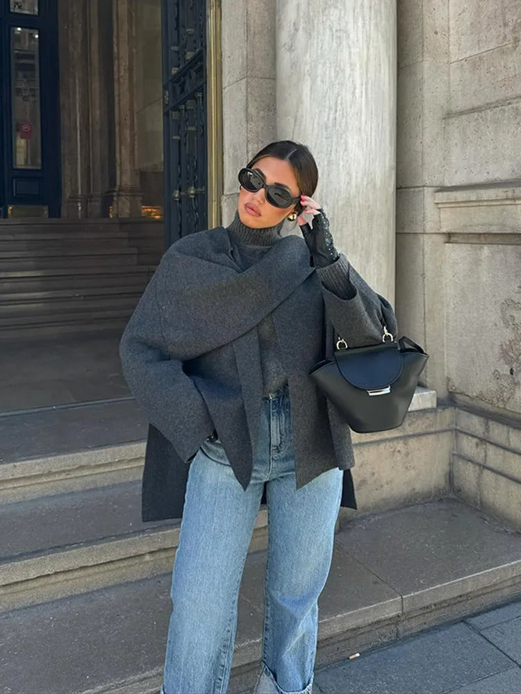 Débora | Abrigo tipo capa