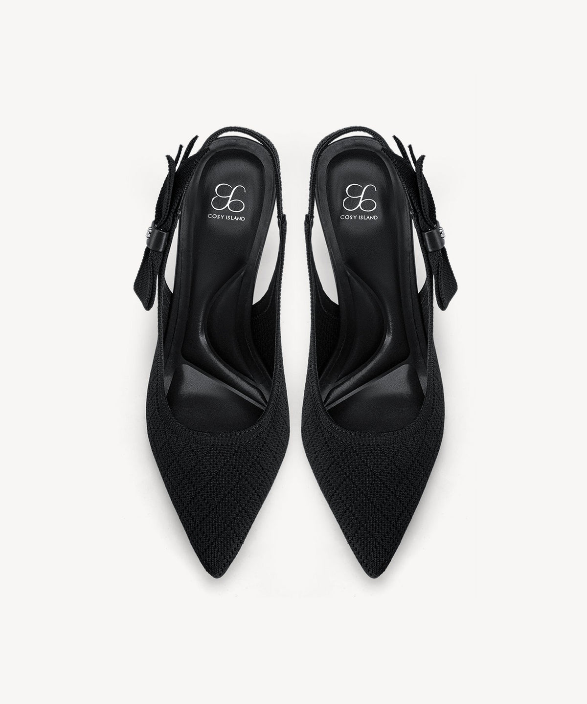 Adelina | Zapato de tacón con lazo – Albaricoque