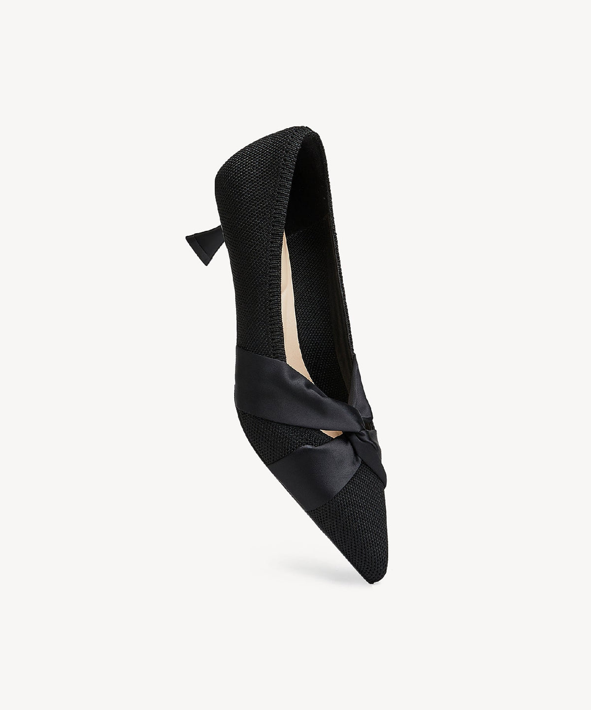Enara | Zapato de tacón con punta fina – Marrón