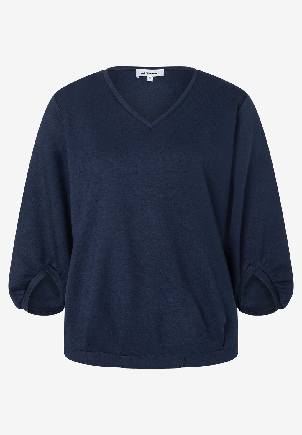 Antía | Sudadera con manga ancha 3/4 azul clásico