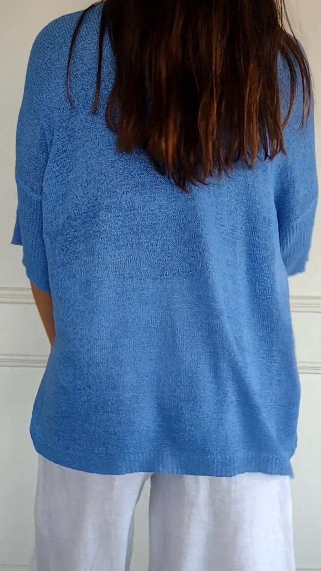 Hortensia | Top de punto con escote en V