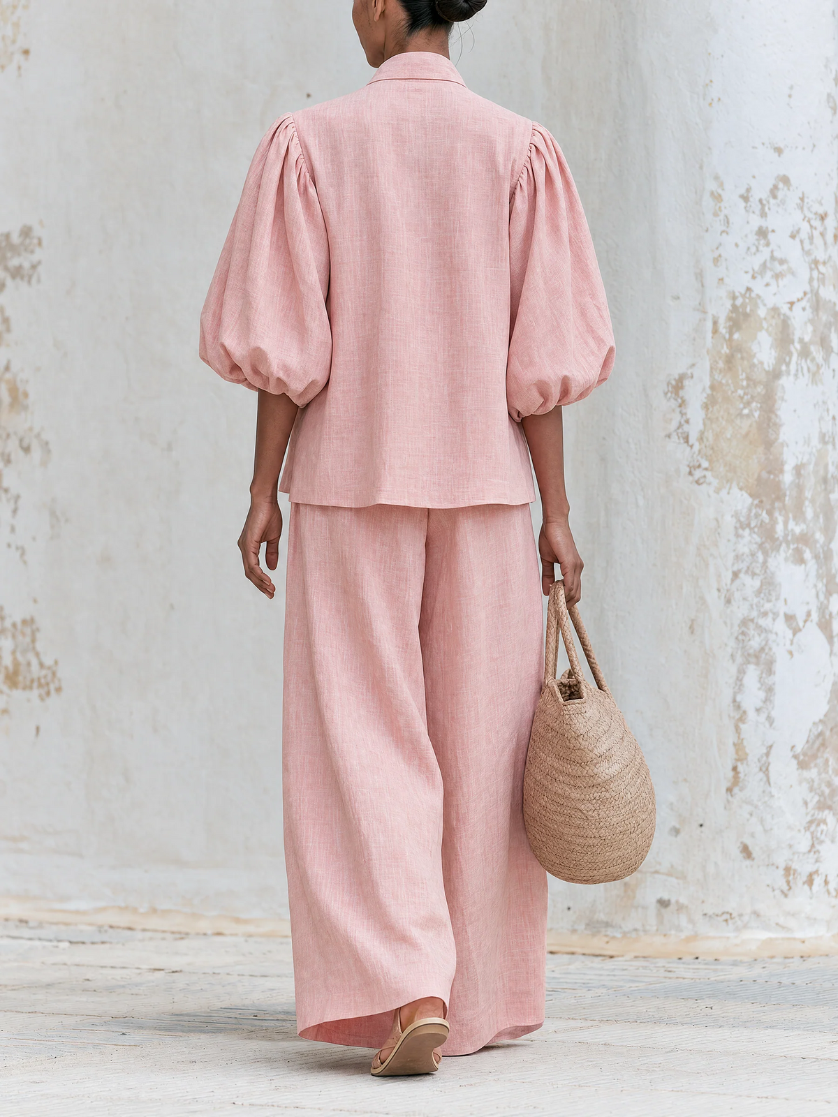 Arlet | Conjunto de lino con lazo