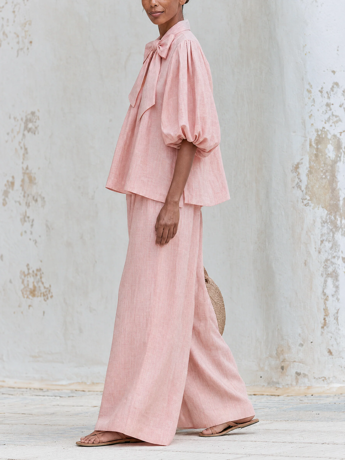 Arlet | Conjunto de lino con lazo