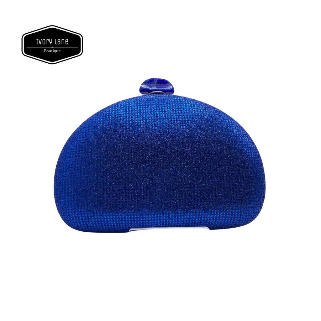 Lola | Bolso de mano con strass azul
