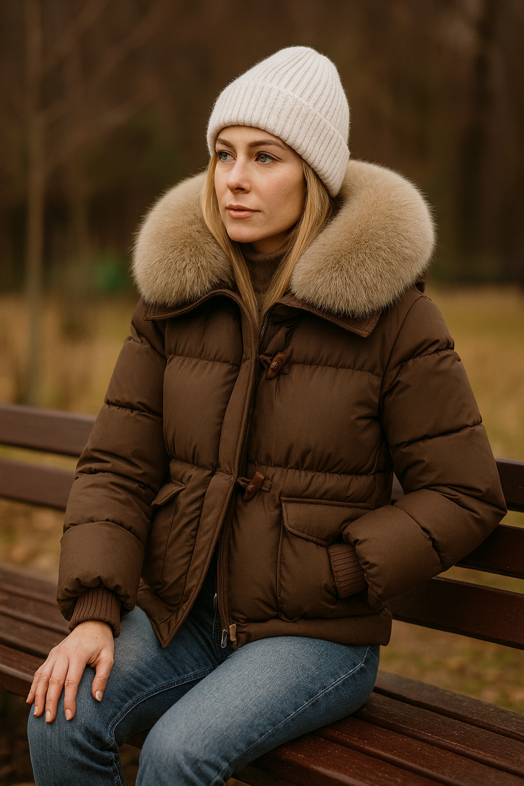 Violeta | Chaquetón acolchado con capucha