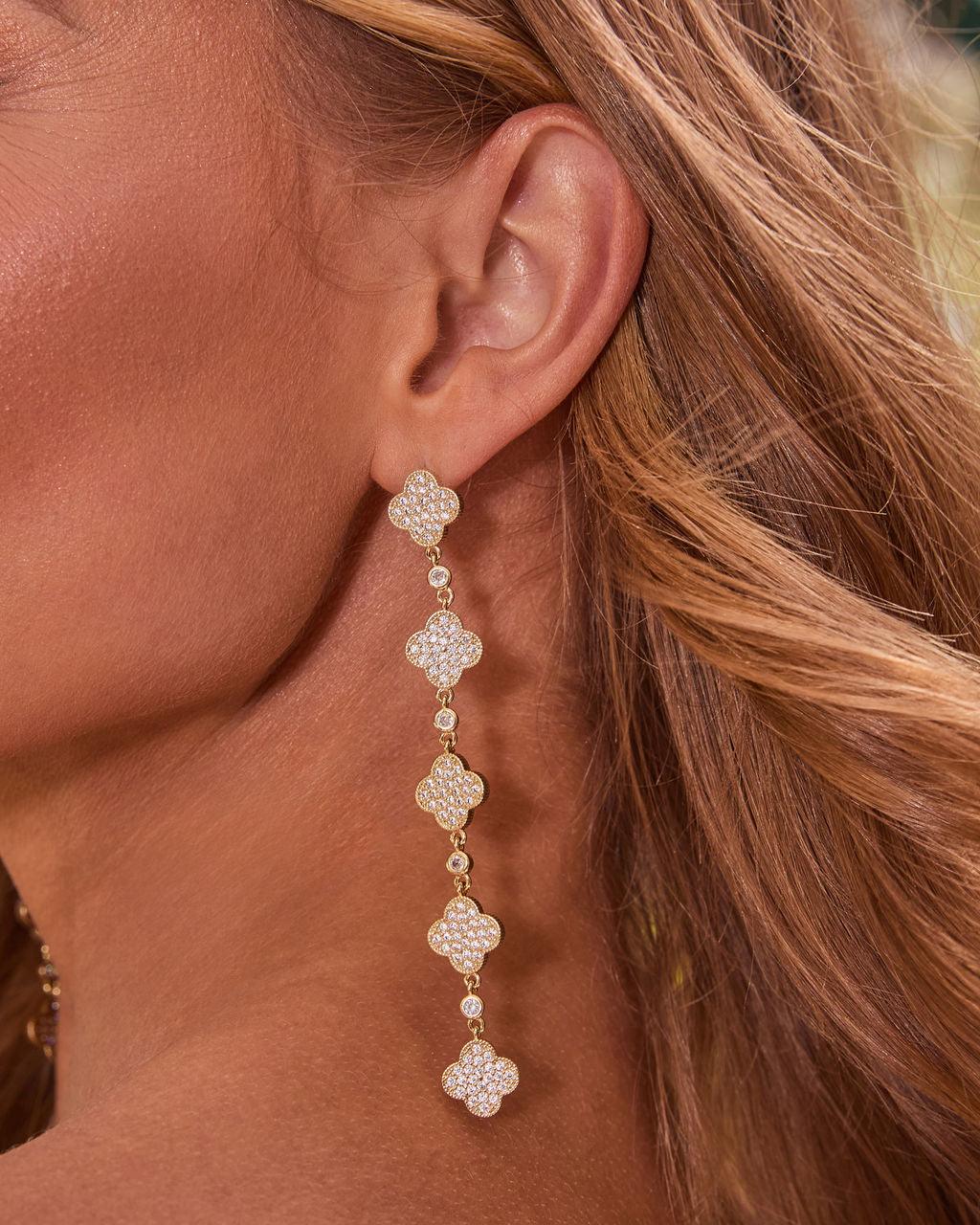 Silvia | Pendientes colgantes adornados