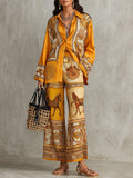 Margarita | Conjunto naranja barroco