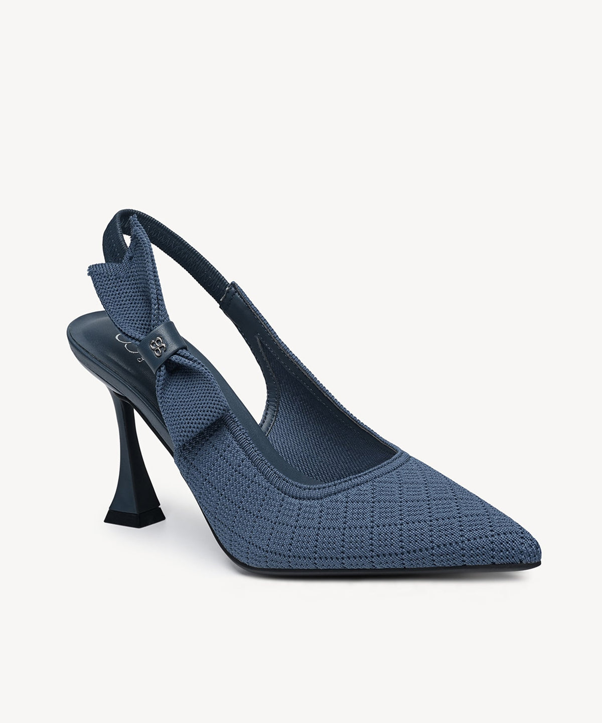 Donatella | Zapato de tacón con punta fina y lazo