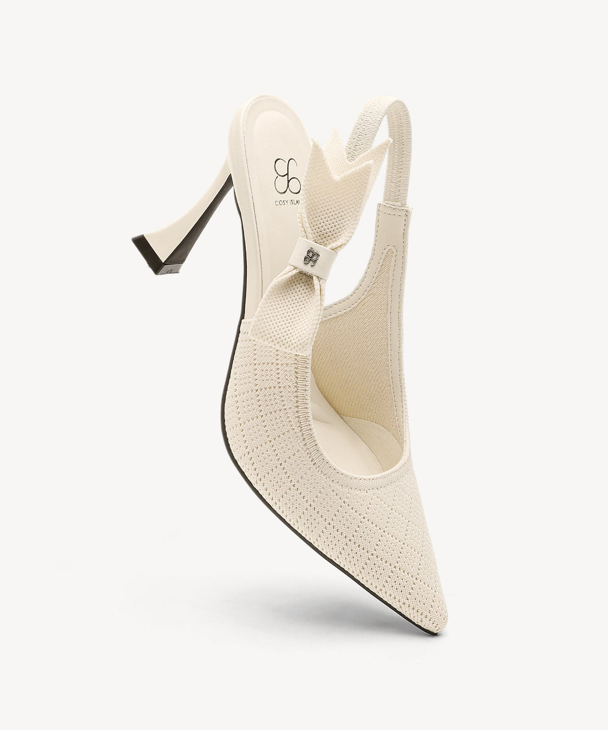 Adelina | Zapato de tacón con lazo – Rosa