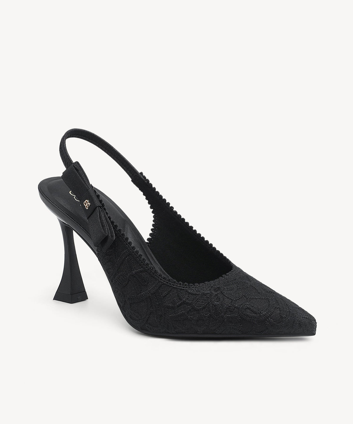 Donatella | Zapato de tacón con punta fina y lazo