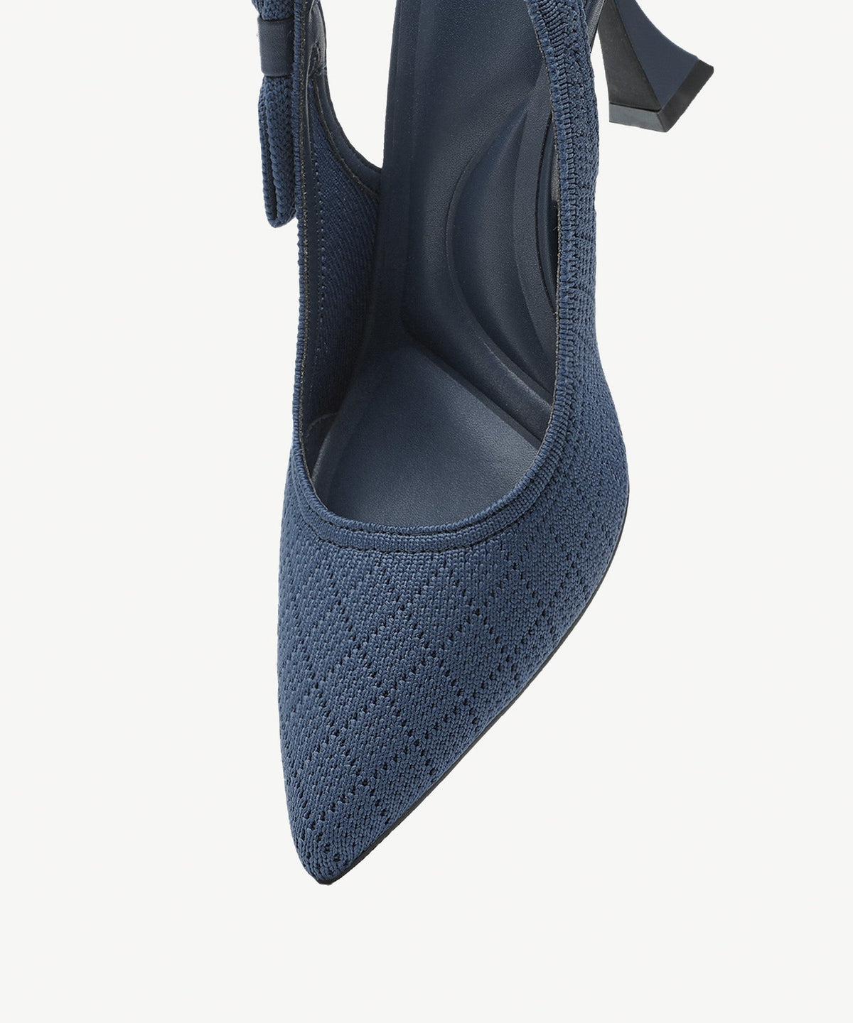 Donatella | Zapato de tacón con punta fina y lazo