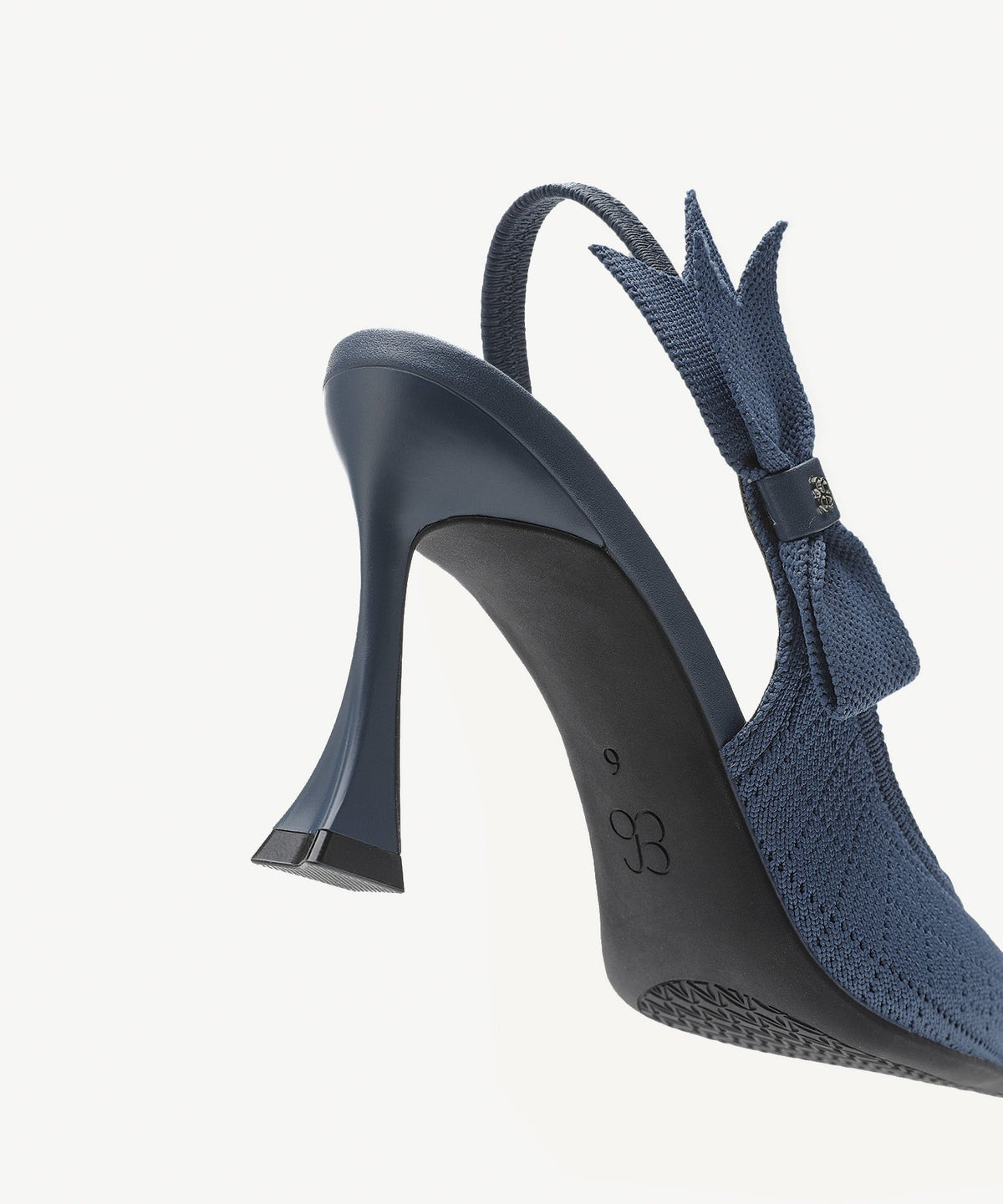 Adelina | Zapato de tacón con lazo – Albaricoque