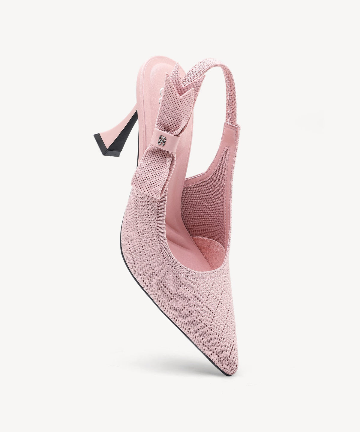 Donatella | Zapato de tacón con punta fina y lazo
