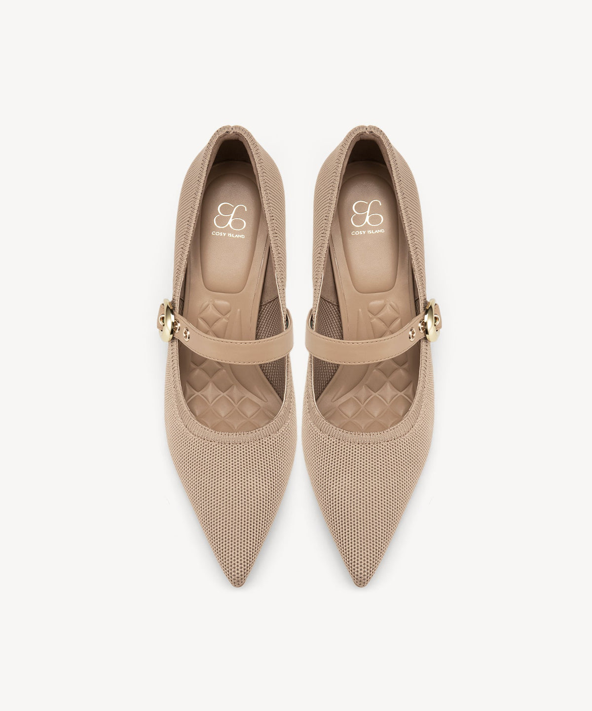 Adara | Zapato de salón con tiras extraíbles – Negro