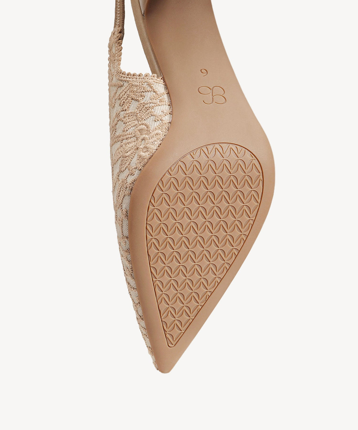 Adelina | Zapato de tacón con lazo – Albaricoque
