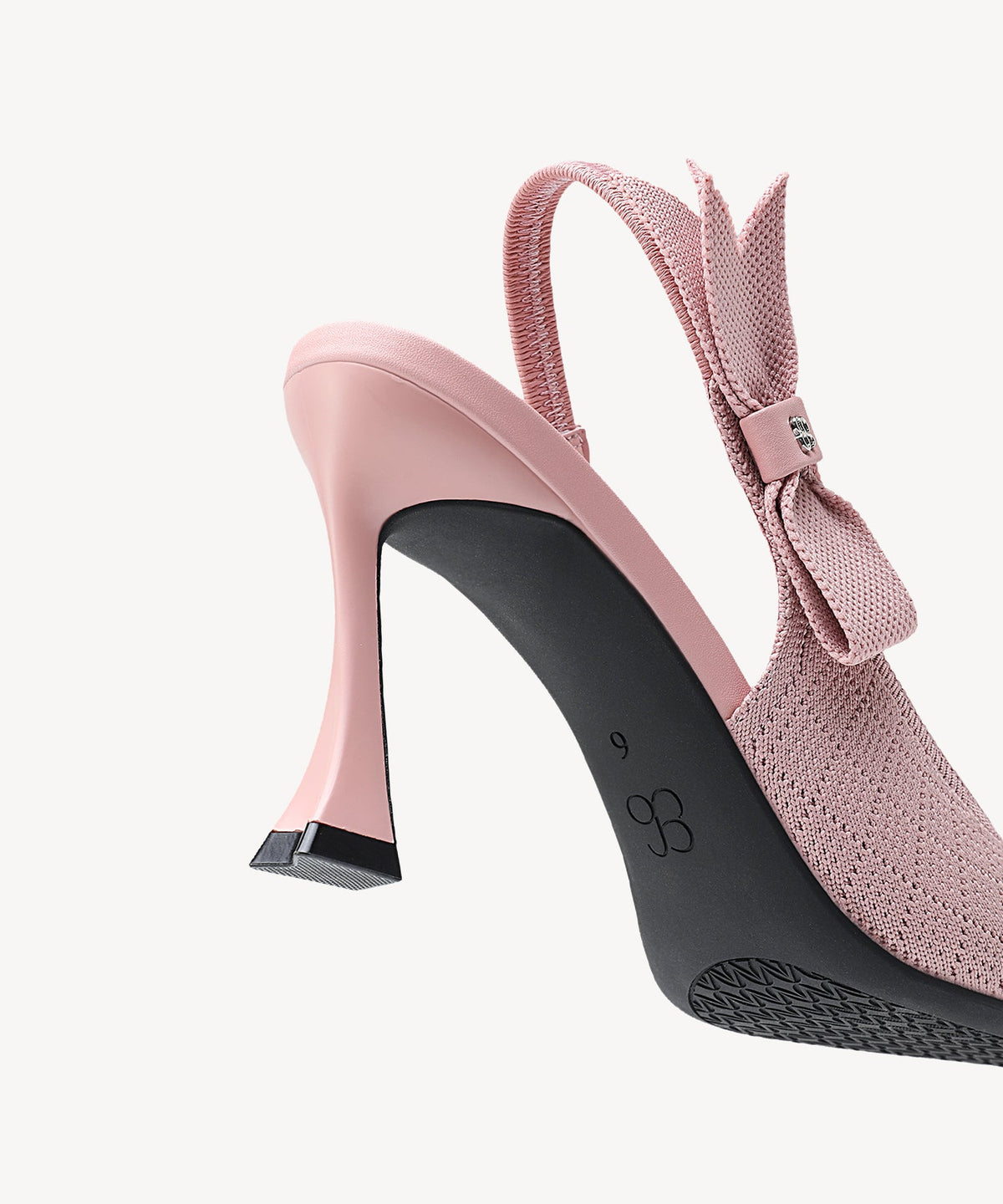 Adelina | Zapato de tacón con lazo – Rosa