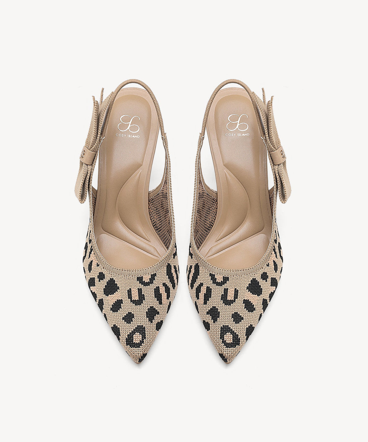 Adelina | Zapato de tacón con lazo – Rosa