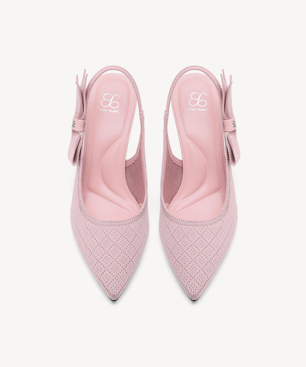 Adelina | Zapato de tacón con lazo – Negro