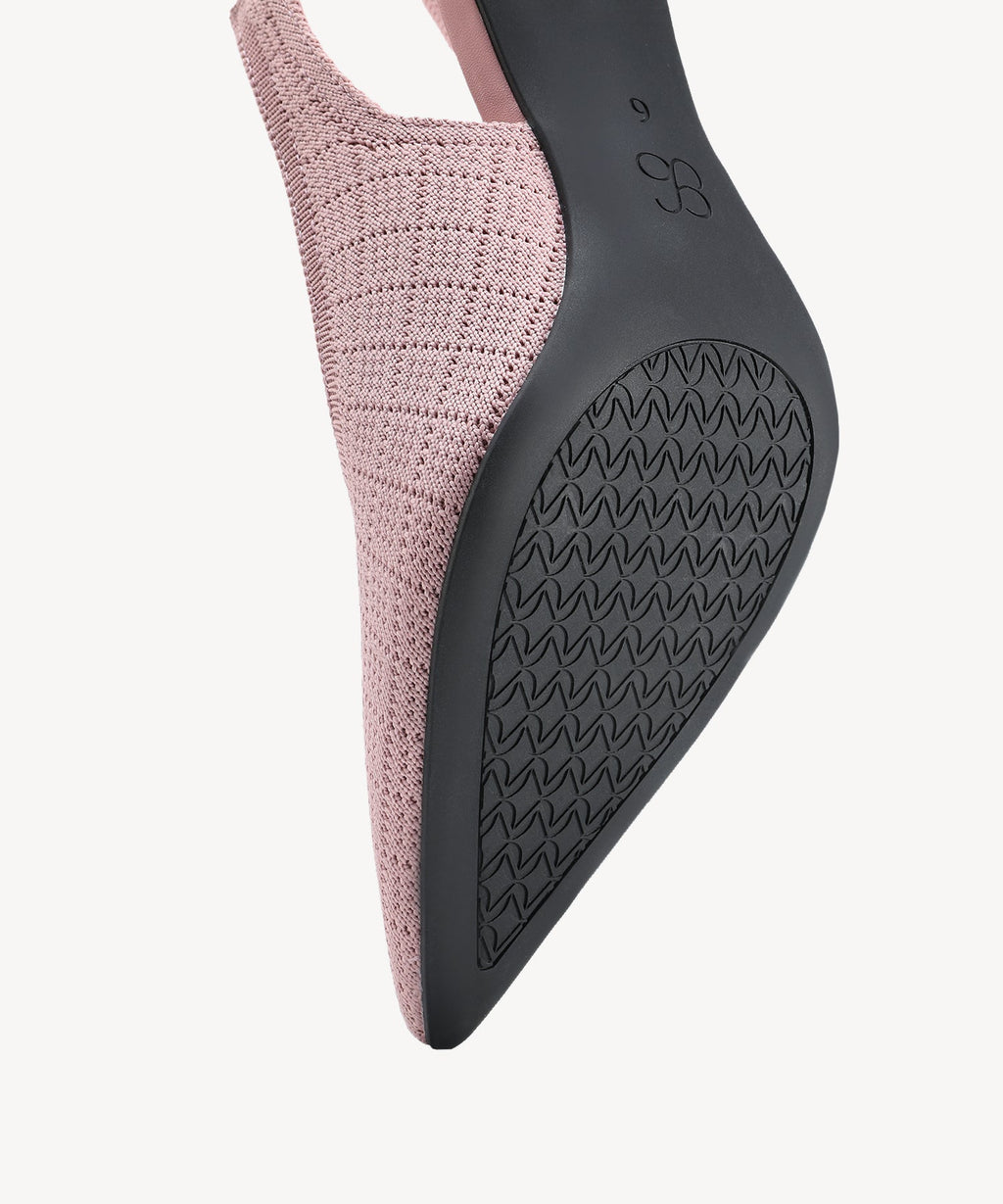 Adelina | Zapato de tacón con lazo – Albaricoque