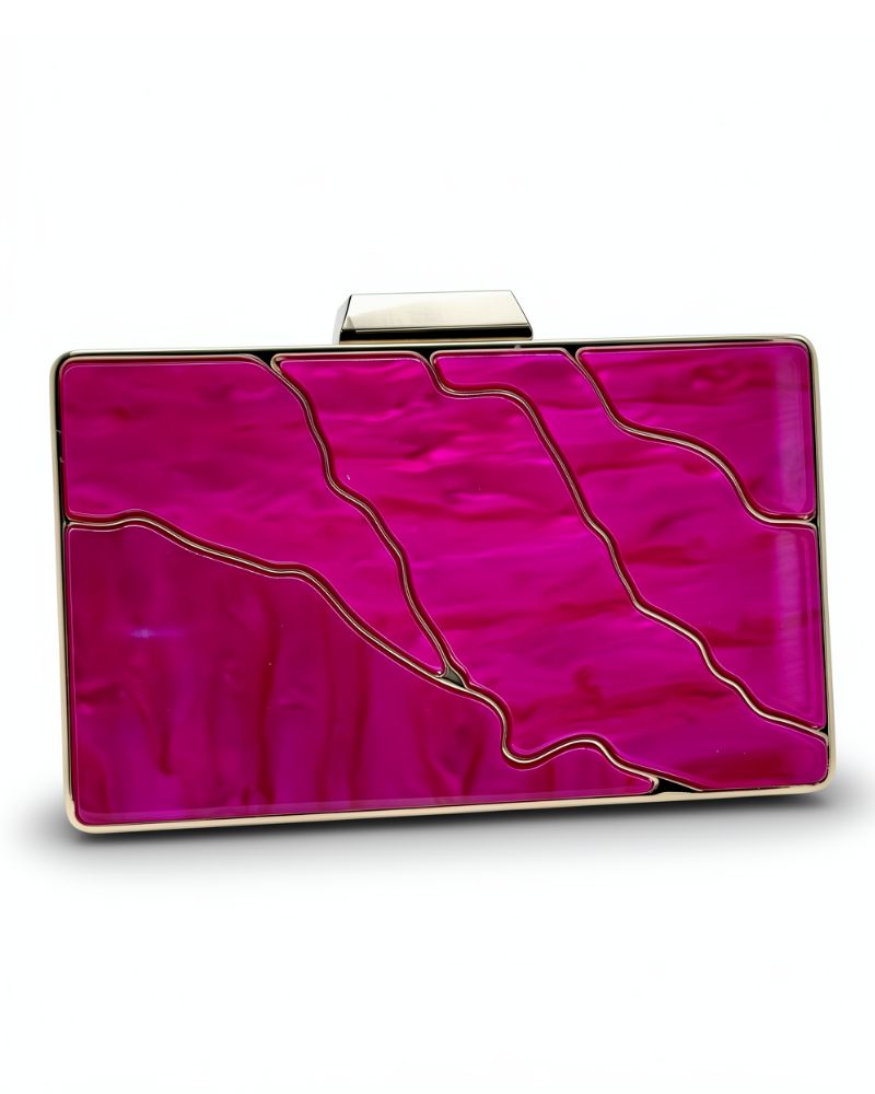 Coralie | Bolso de mano rosa
