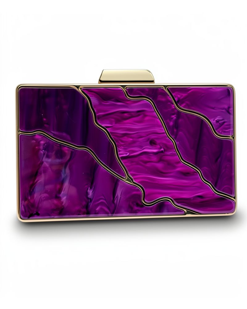 Coralie | Bolso de mano morado