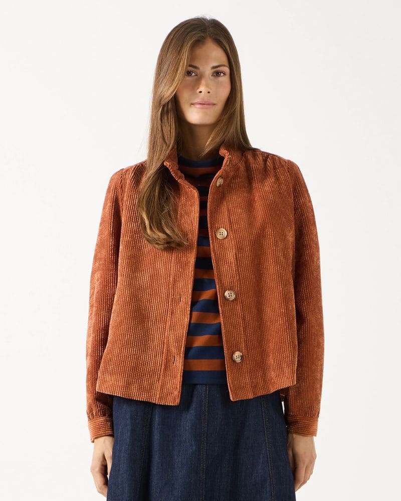 Antía | Chaqueta de pana canela