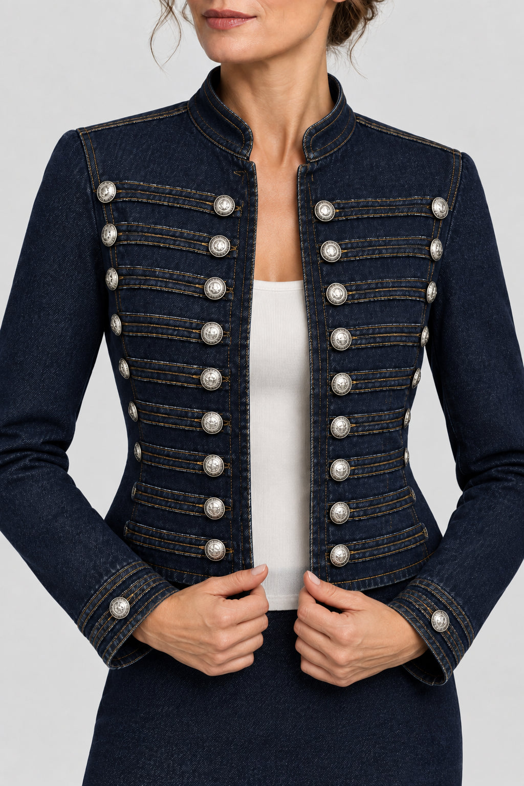 Diana | Chaqueta vaquera estilo militar