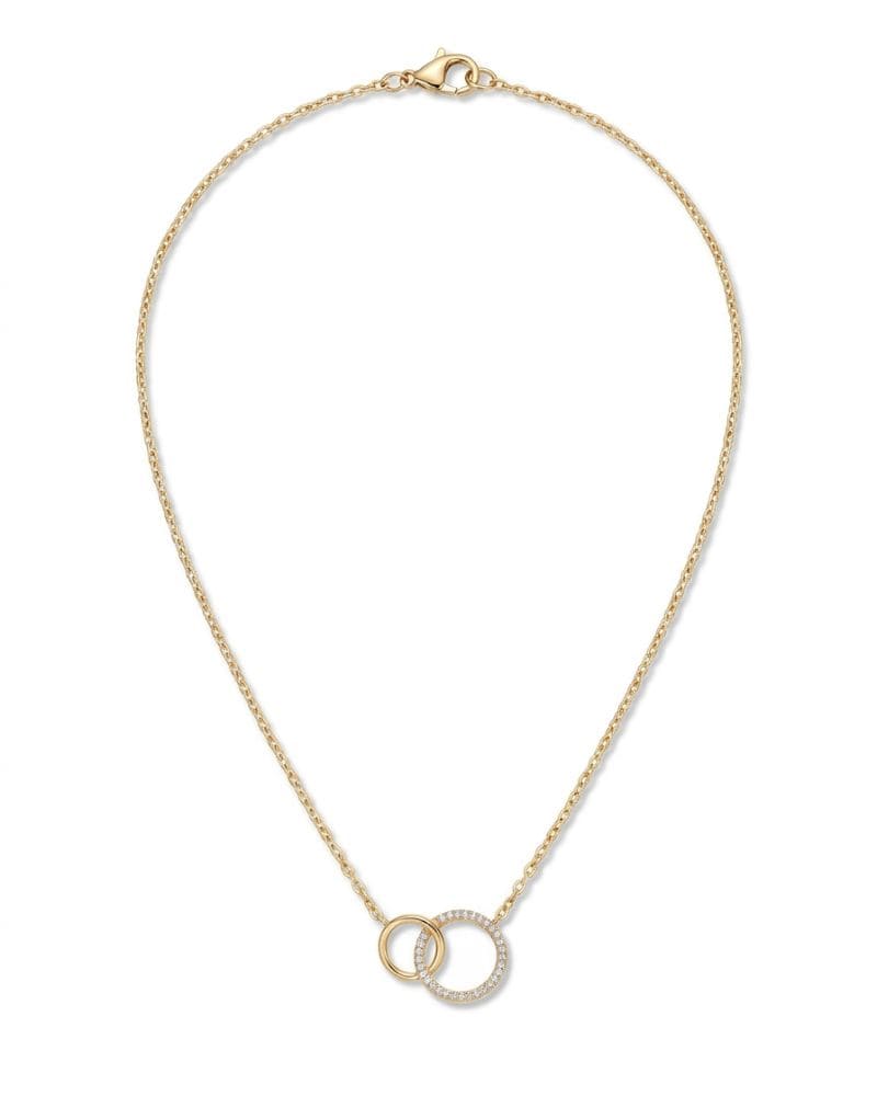 Reece | Collar dorado de eslabones entrelazados