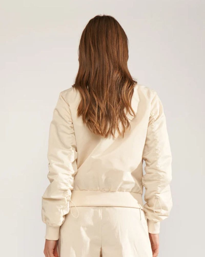 Leyre | Cazadora bomber gris claro