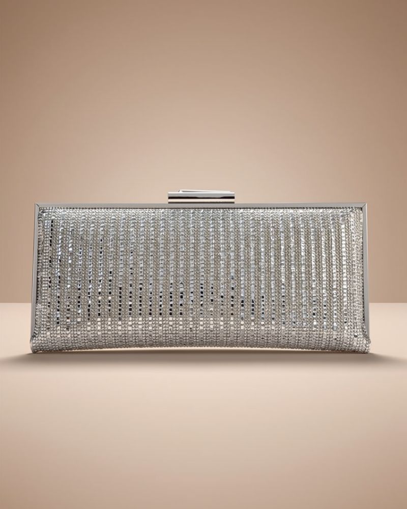 Millie | Bolso de mano plateado