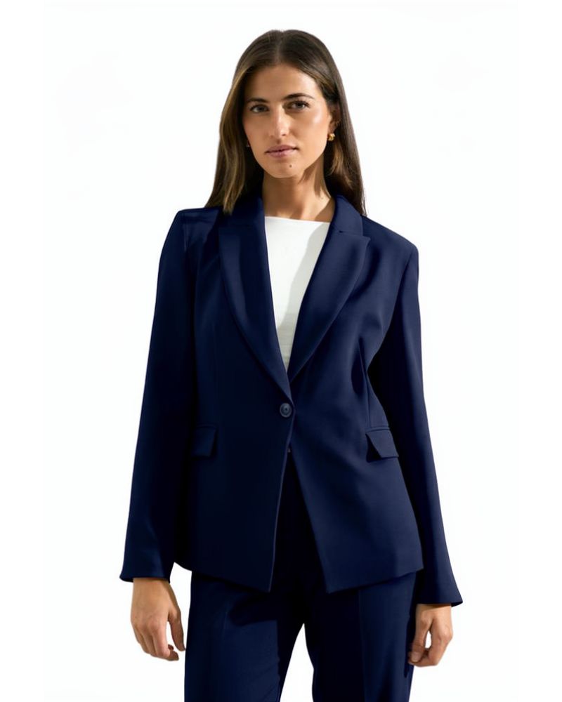 Leila | Blazer azul marino
