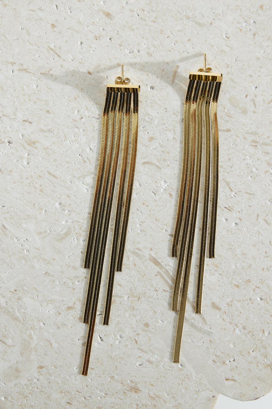 Amaranta | Pendientes bañados en oro de 18 k