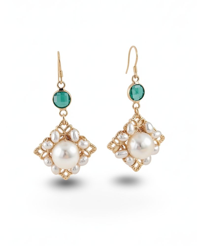 Sadie | Pendientes colgantes dorados
