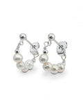 Livia | Pendientes de aro con perla