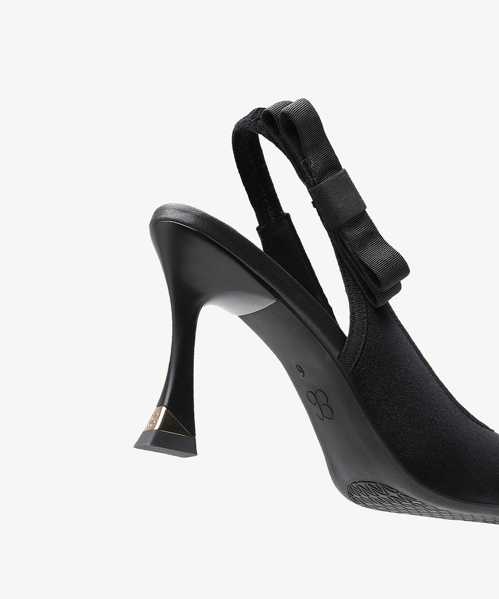 Sabela | Zapato de tacón de terciopelo