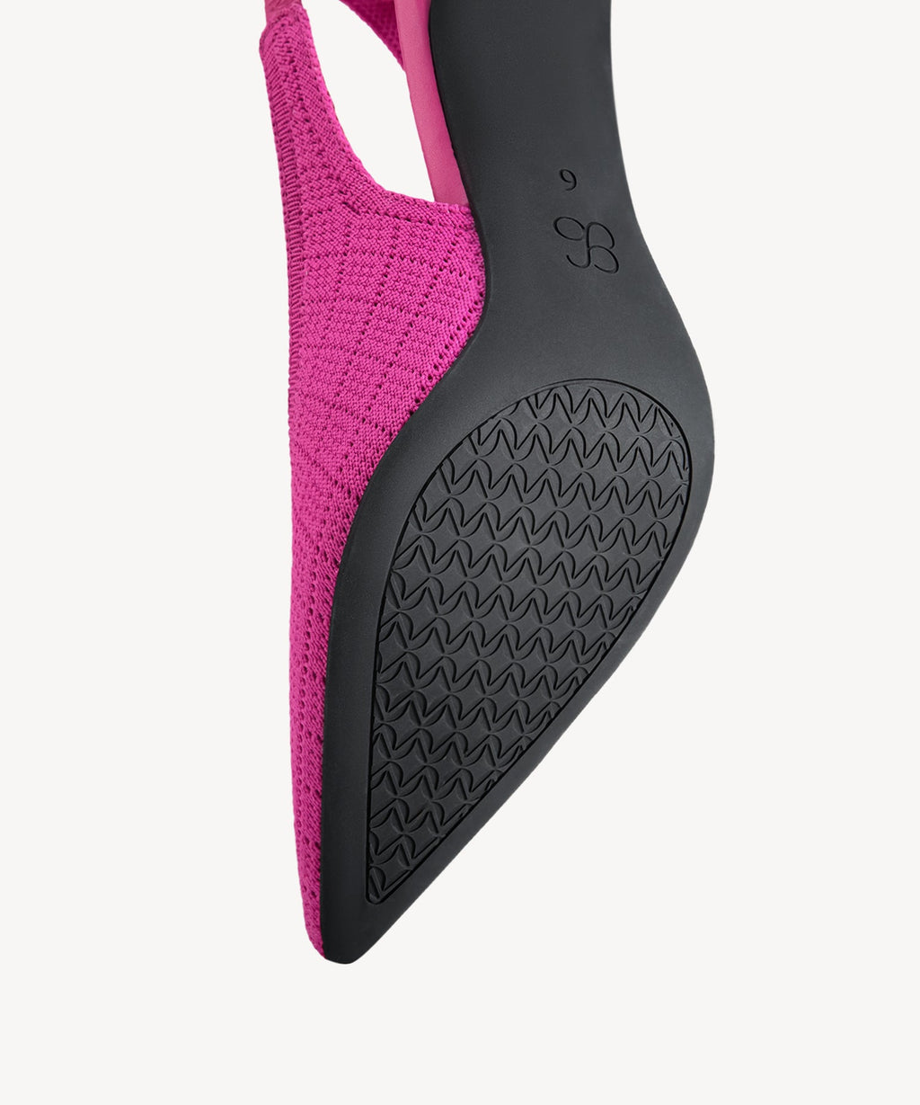 Adelina | Zapato de tacón con lazo – Rosa