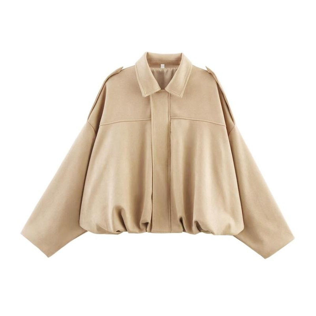 Amira | Chaqueta bomber oversize de ante