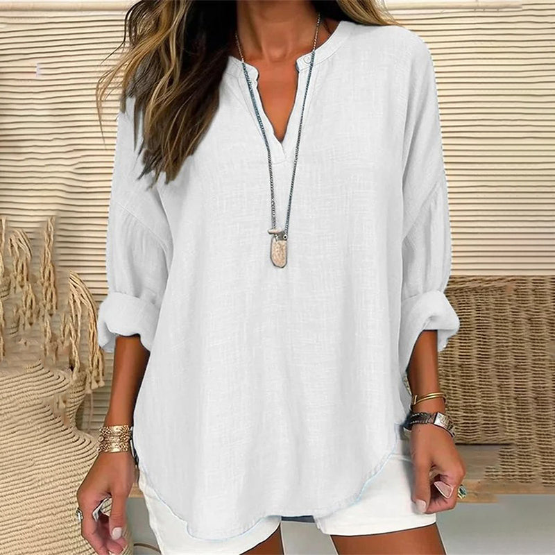 Lua | Blusa holgada con escote en V