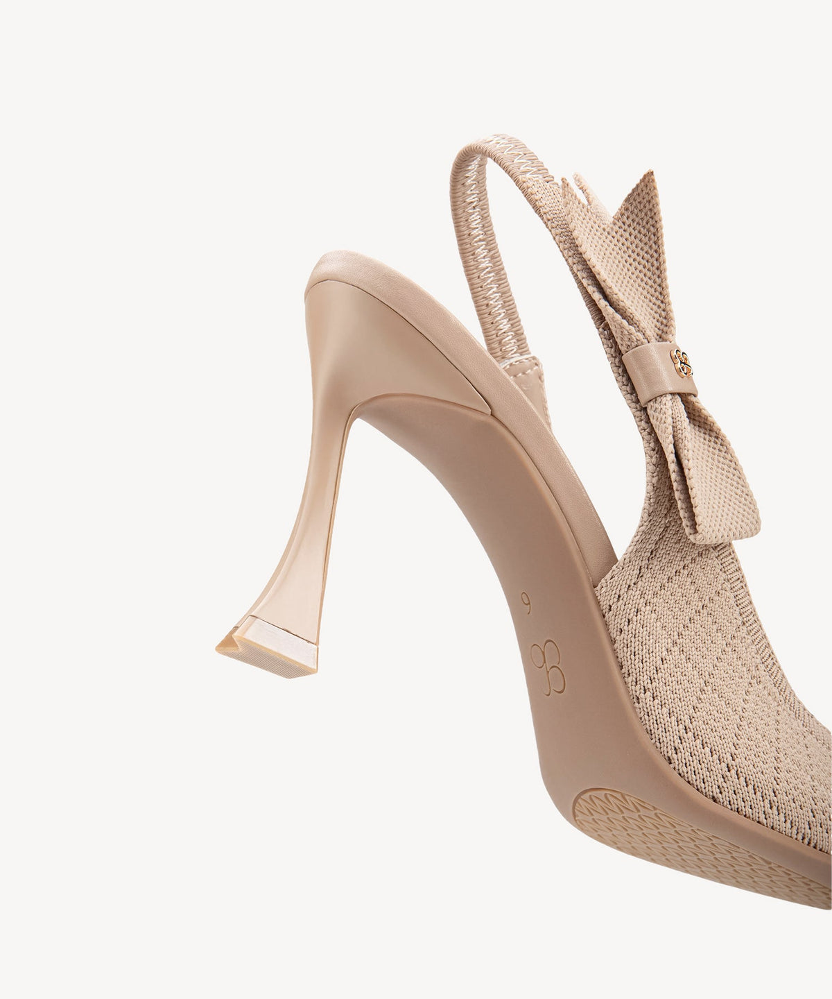 Adelina | Zapato de tacón con lazo – Negro