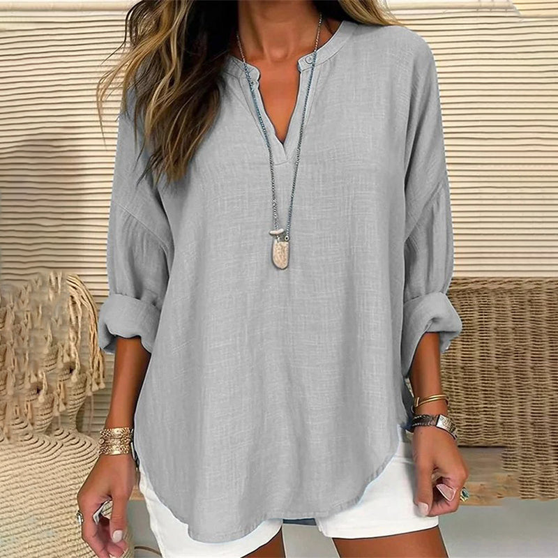 Lua | Blusa holgada con escote en V