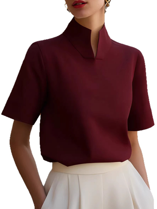 Consuelo | Top con cuello mao