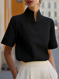 Consuelo | Top con cuello mao