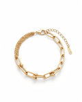 Darcy | Pulsera de cadena dorada