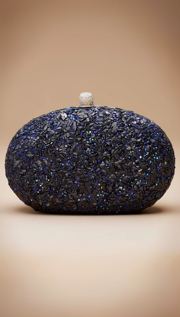 Lyra | Bolso de mano azul marino