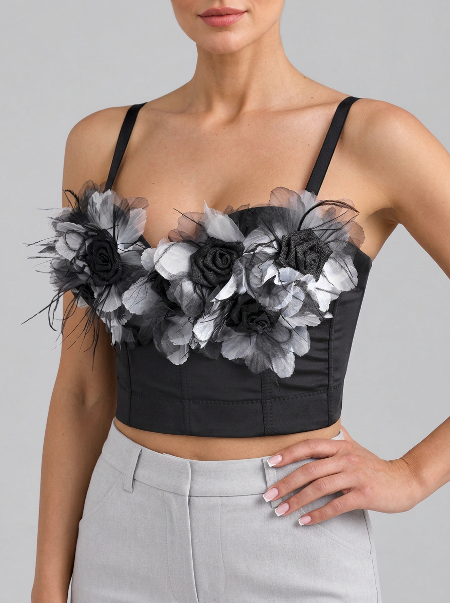 Tine | Corsé romántico con flores