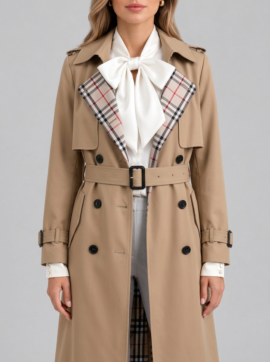 Gabardina elegante y versátil