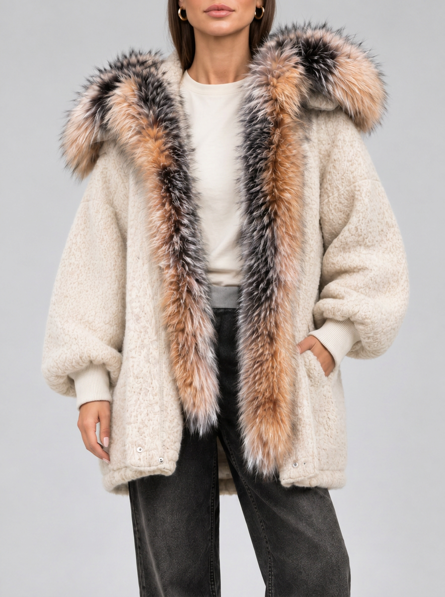 Sorenza, chaqueta corte de lana
