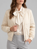 Numph Nualisandra | Cazadora bomber gris claro