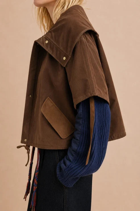 Jacinta | Chaqueta patchwork camel